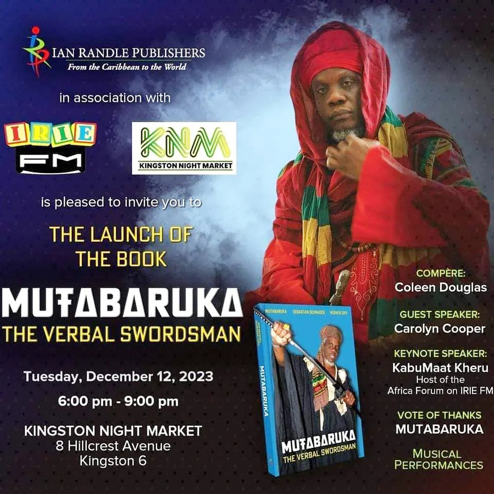 Mutabaruka - The Verbal Swordsman | Book Launch