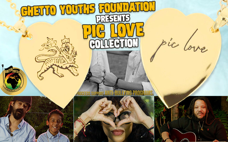 Ghetto Youths Foundation - Damian, Stephen & Julian Marley launch Pic Love Campaign