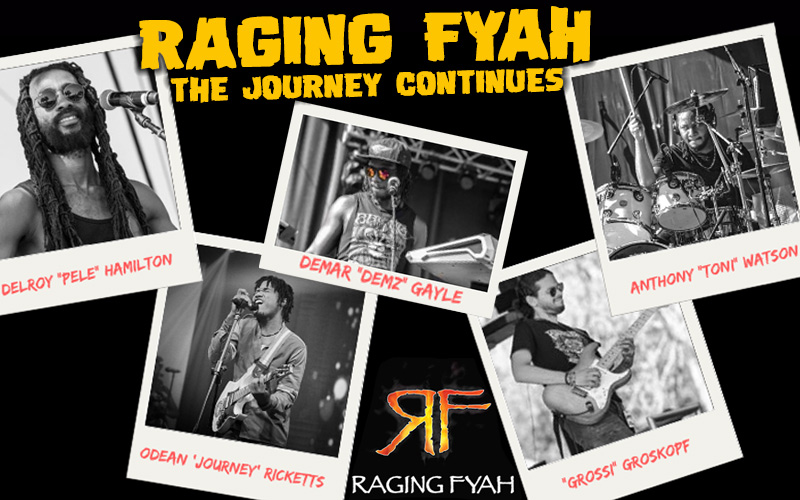 Raging Fyah Introduces New Lead Singer Odean 'Journey' Rickets