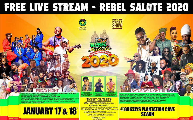 Free Live Stream - Rebel Salute 2020