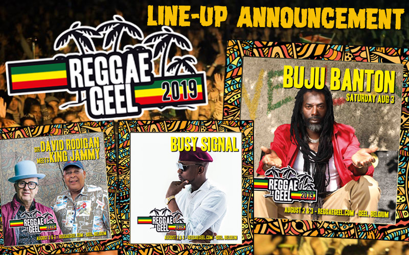 Buju Banton, Busy Signal & Kranium @ Reggae Geel 2019