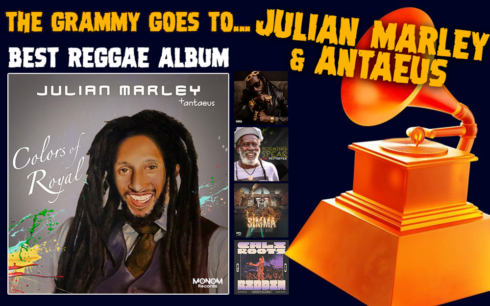 Best Reggae Album! The 66th Grammy goes to... Julian Marley & Antaeus - Colors of Royal