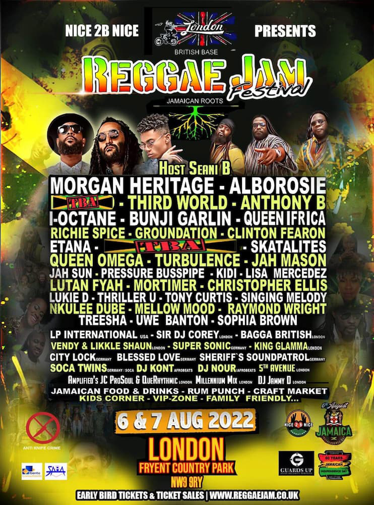 CANCELLED: Reggae Jam - London 2022