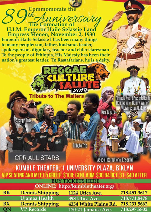 Reggae Culture Salute 2019