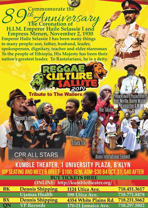 Reggae Culture Salute 2019