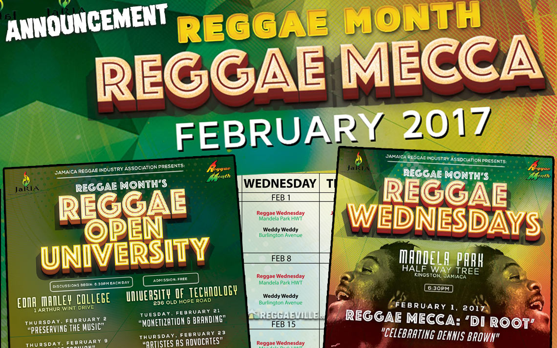 Reggae Month in Jamaica - February 2017