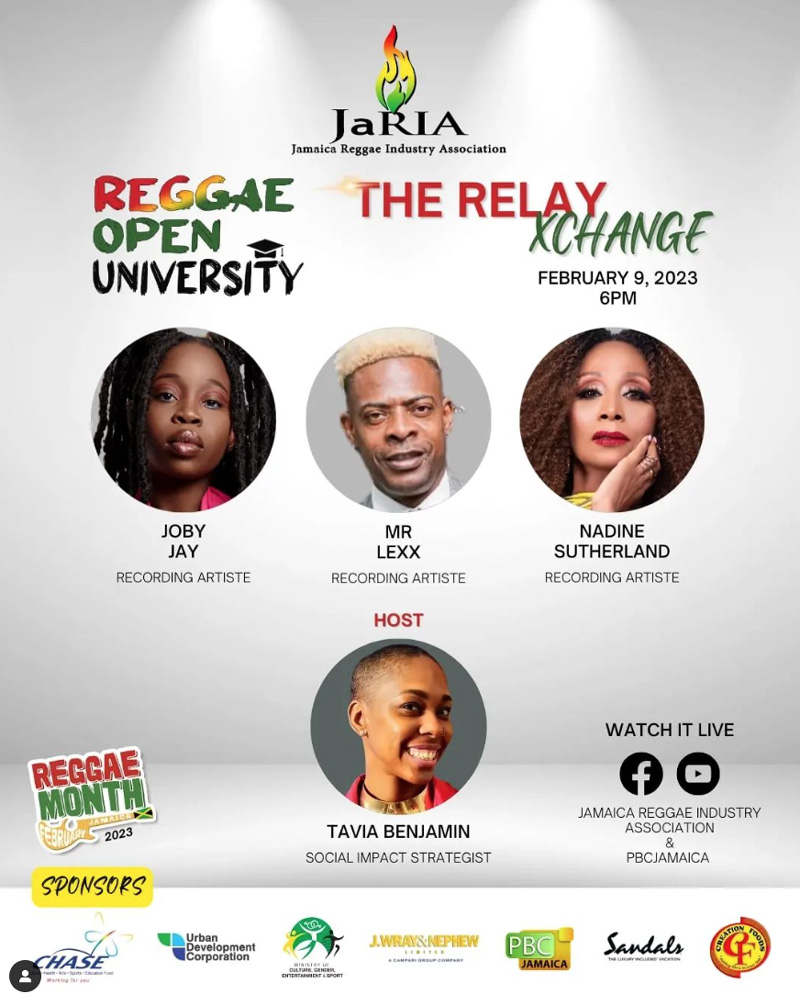 Reggae Open University - The Relay Xchange #2 2023