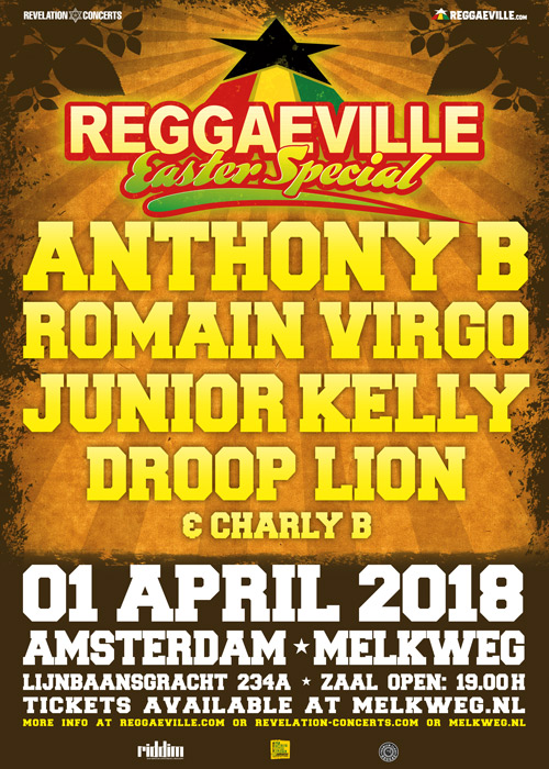 Reggaeville Easter Special - Amsterdam 2018