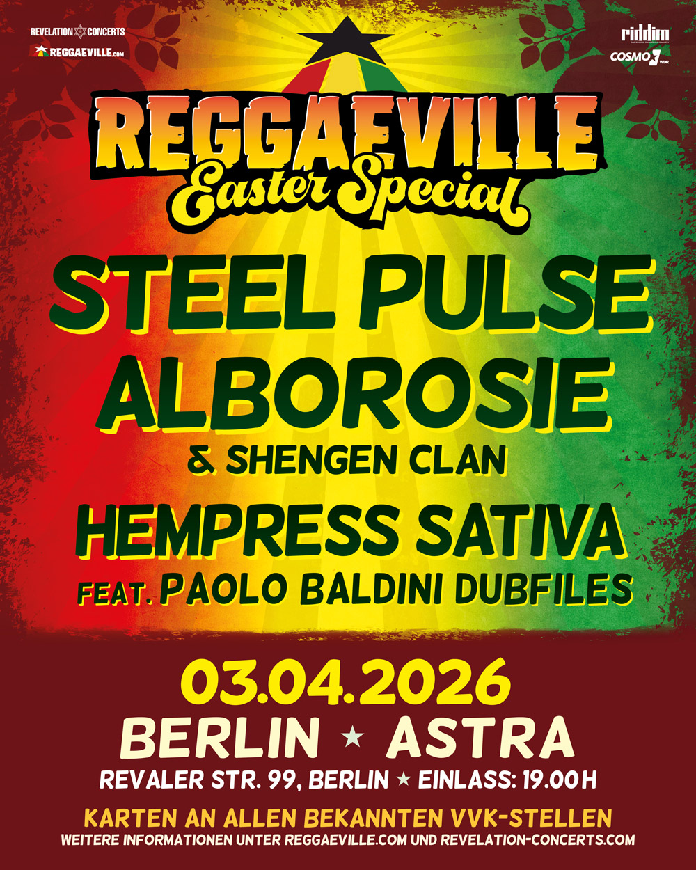 Reggaeville Easter Special - Berlin 2026