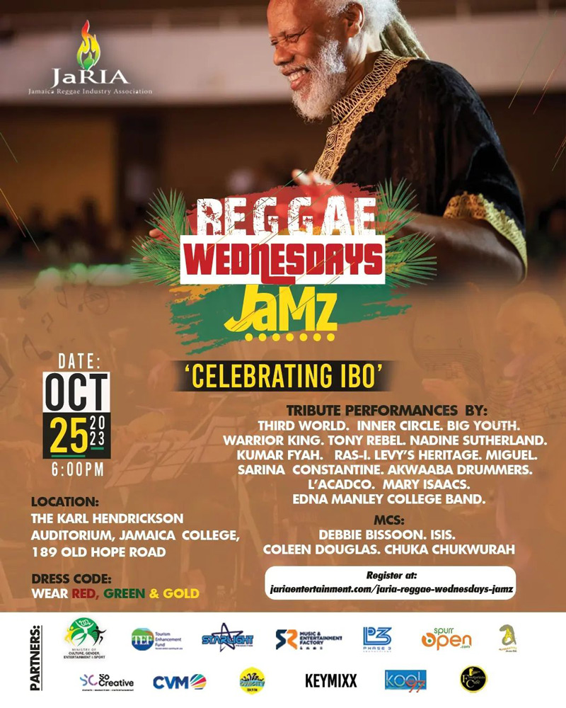 Reggae Wednesdays Jamz - Celebrating Ibo 2023