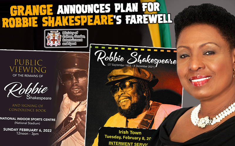 Olivia Grange Announces Plan for Robbie Shakespeare’s Farewell