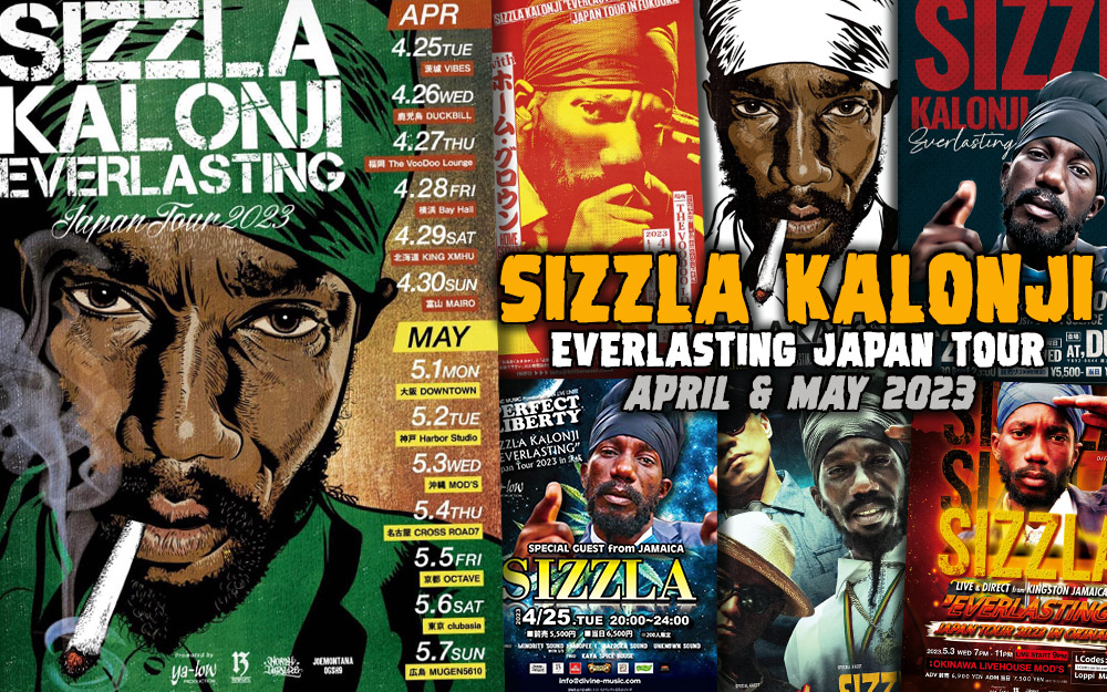 Sizzla Kalonji Everlasting – Japan Tour 2023