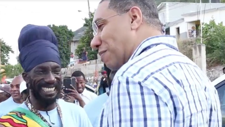 Sizzla & PM Andrew Holness @ August Town Peace March [1/15/2017]