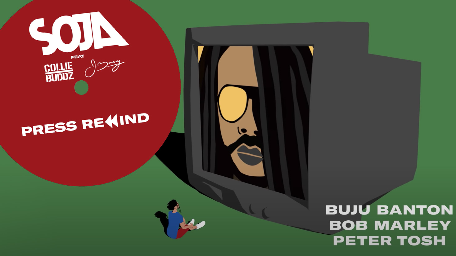 SOJA feat. J Boog & Collie Buddz - Press Rewind (Lyric Video) [7/1/2021]