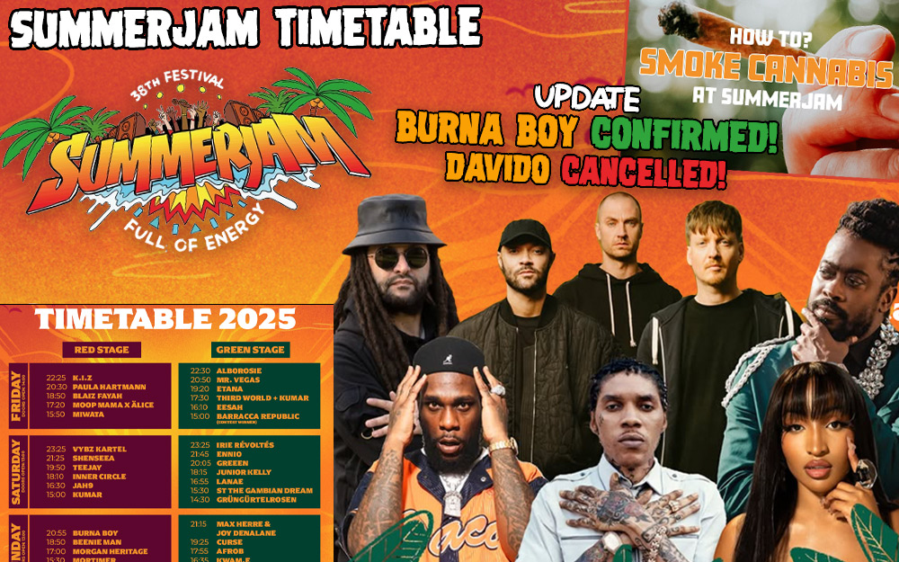 SummerJam 2025 - Timetable & Burna Boy Replaces Davido