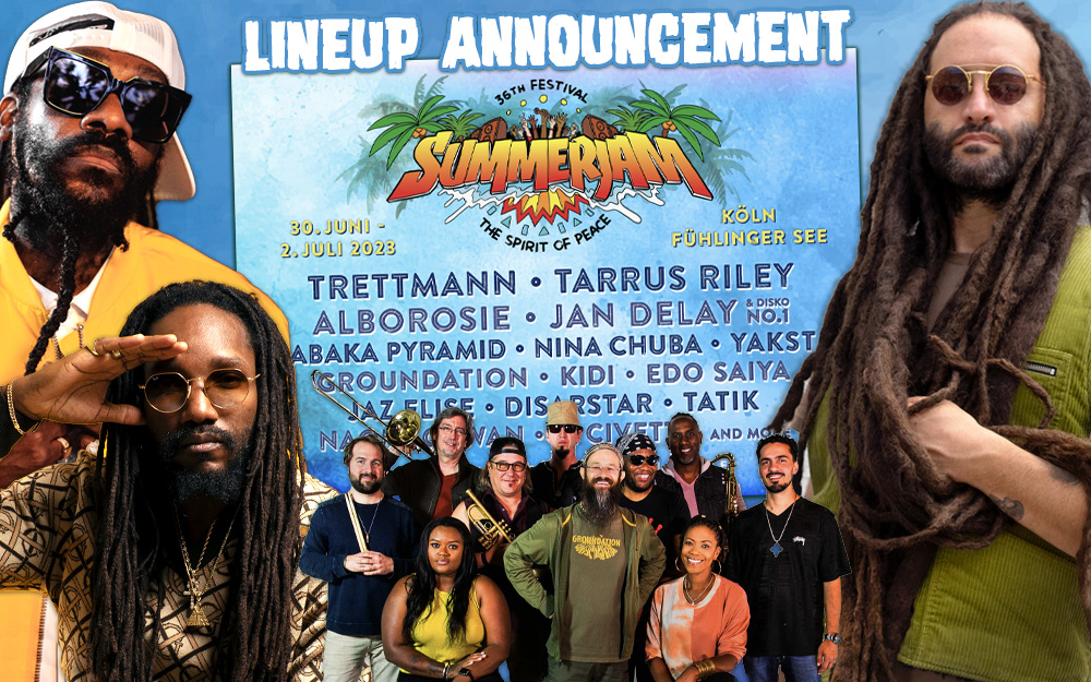 Alborosie, Groundation, Kabaka Pyramid, Tarrus Riley SummerJam 2023