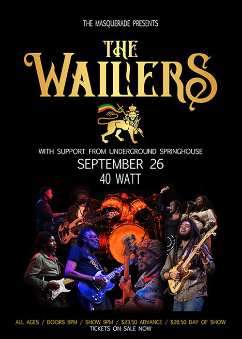 The Wailers 9-26-2019