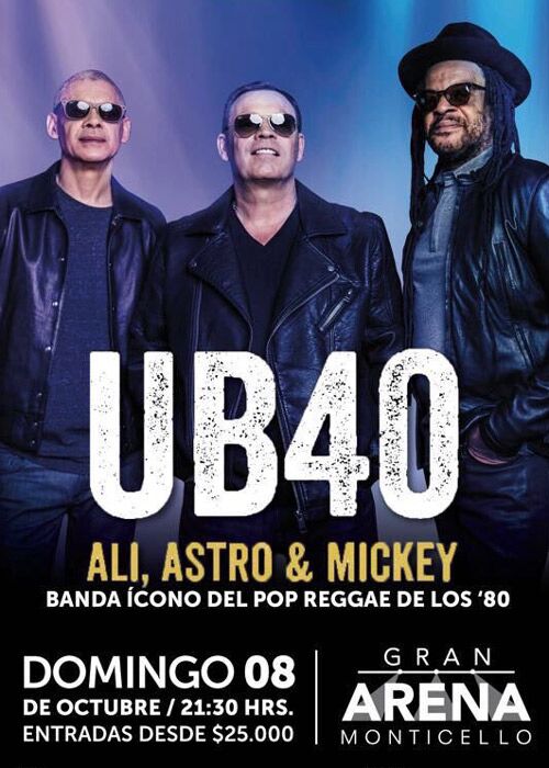 UB40 feat. Ali, Astro & Mickey 10-8-2017