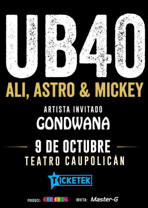 UB40 feat. Ali, Astro & Mickey 10-9-2017