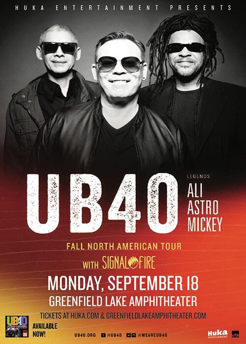 UB40 feat. Ali, Astro & Mickey 9-18-2017