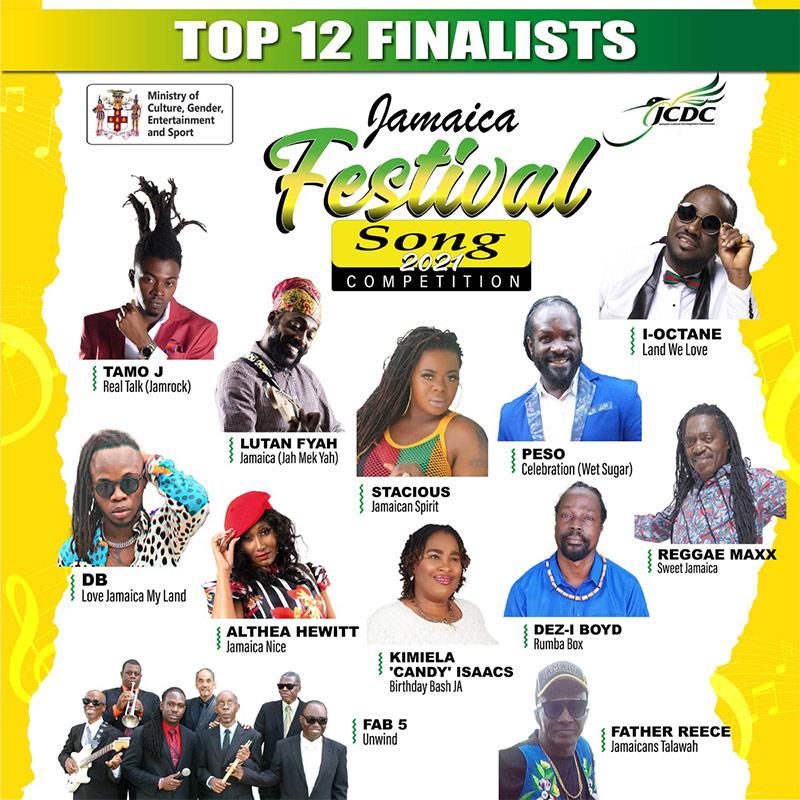 Release Jamaica Festival 2021 Song Competition