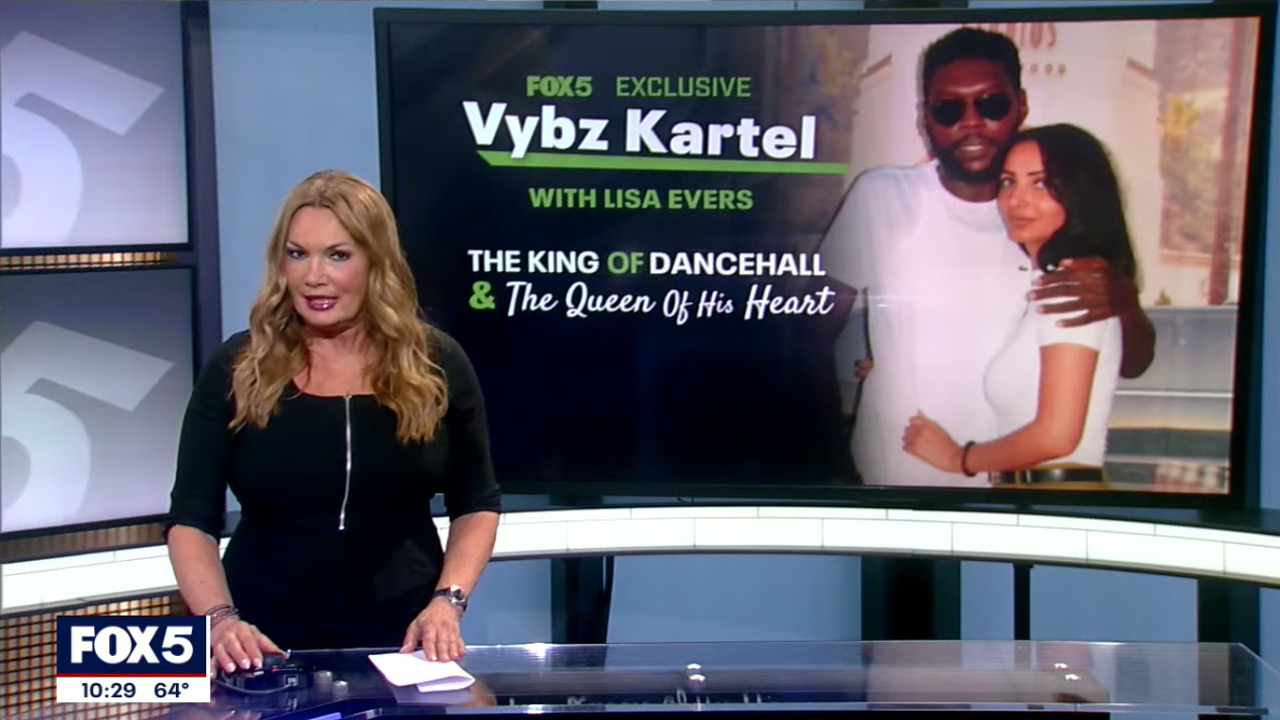 Vybz Kartel got engaged - Interview with fiancée Sidem Ozturk @ FOX5 [9/27/2022]