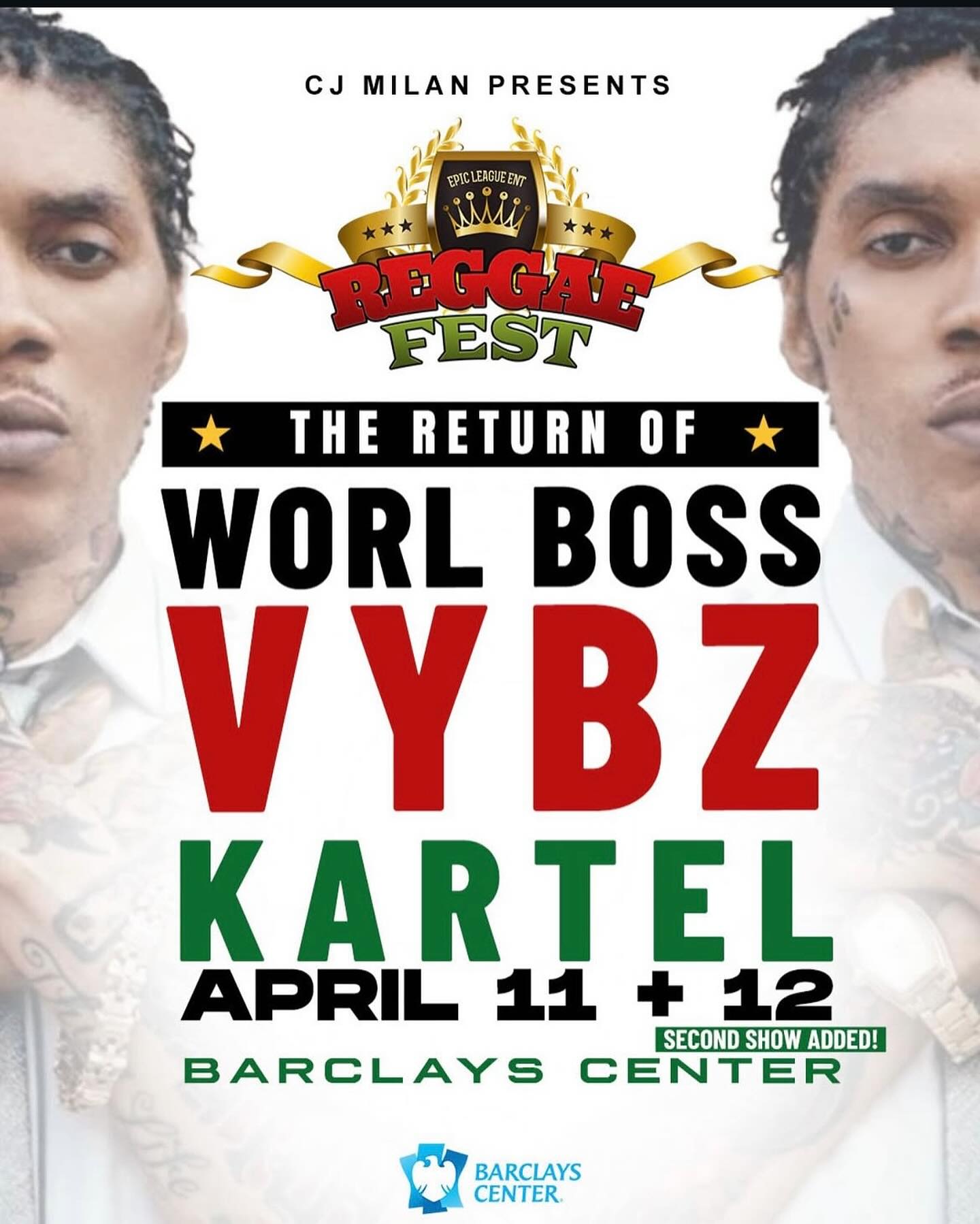Reggae Fest - The Return of Vybz Kartel 2025