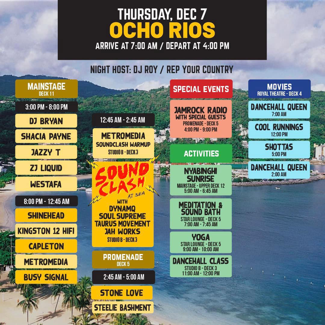 Information To Jamrock Reggae Cruise 2023