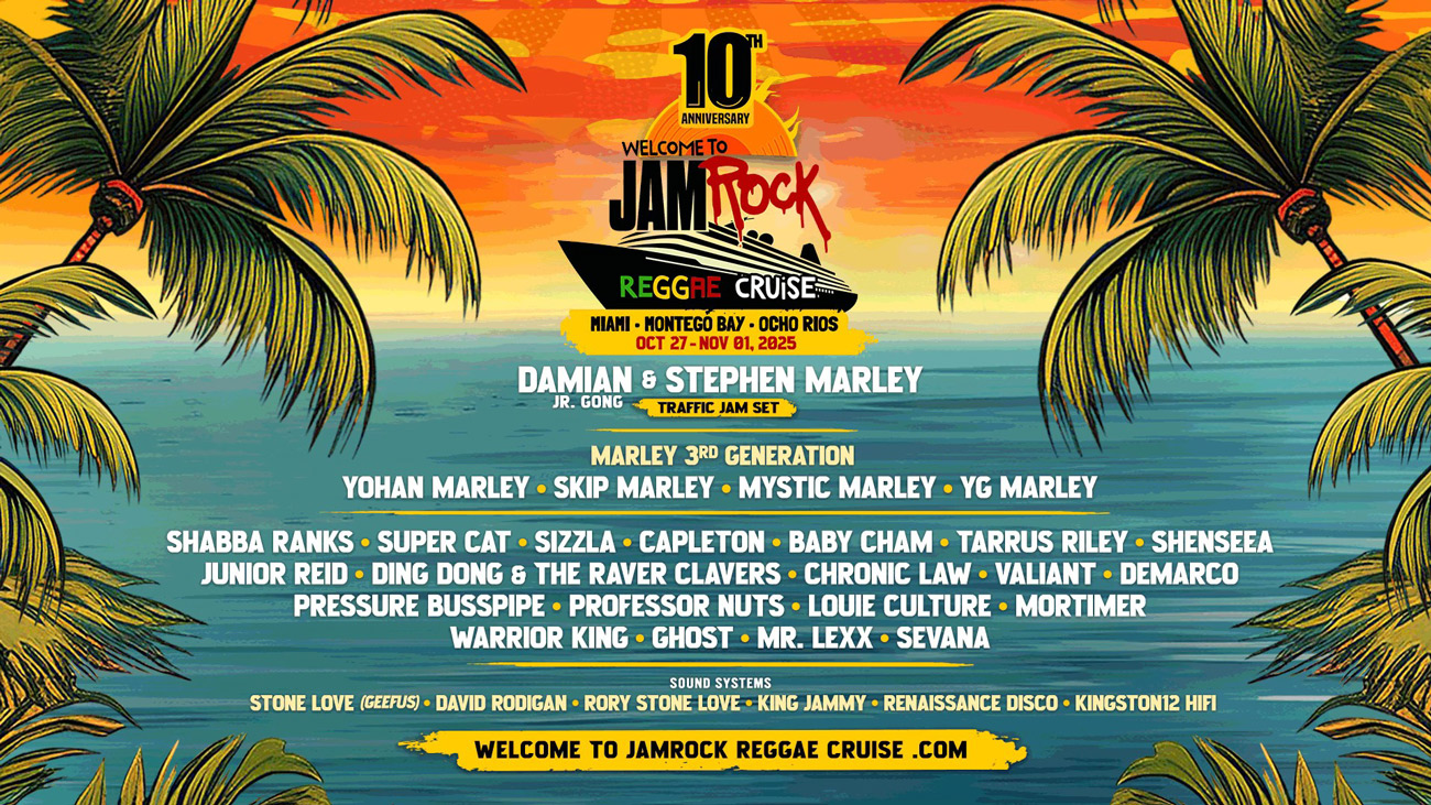 Welcome To Jamrock Reggae Cruise 2025