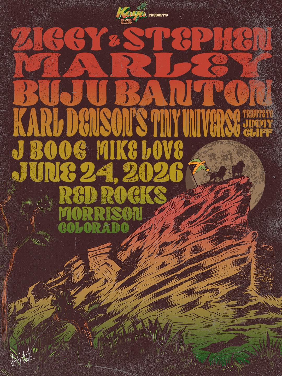 Ziggy & Stephen Marley @ Red Rocks 2026