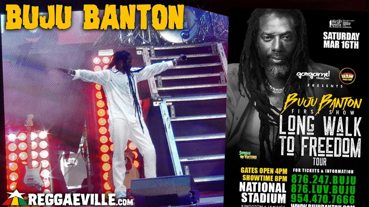 Buju Banton @ Long Walk To Freedom Concert in Kingston, Jamaica [3/16/2019]