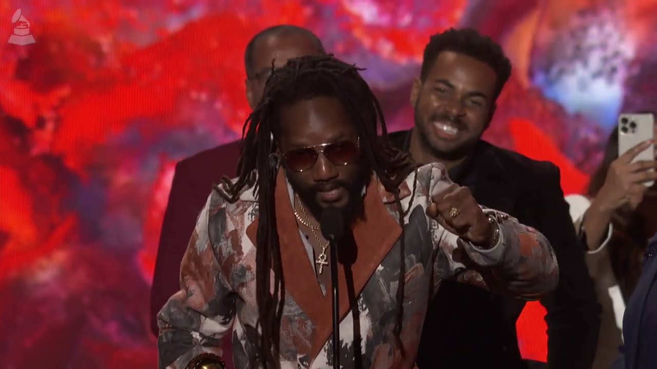 Kabaka Pyramid Wins Grammy 2023 for Best Reggae Album 'The Kalling' (Acceptance Speech) [2/5/2023]