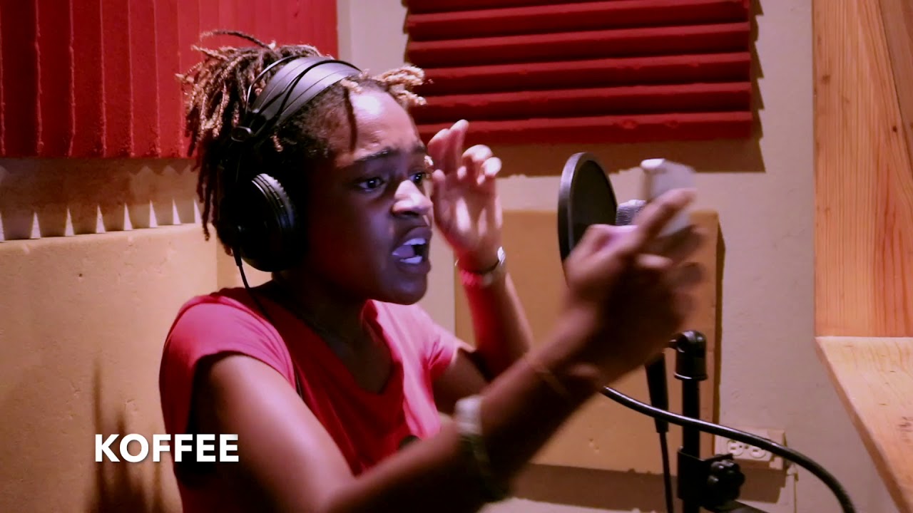 Koffee's First Time In studio [9/1/2017]