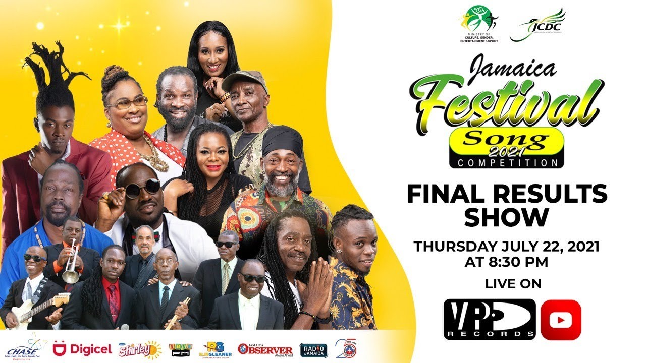 Jamaica Festival 2021 Song Competition Final Results (Live Stream) [7/23/2021]