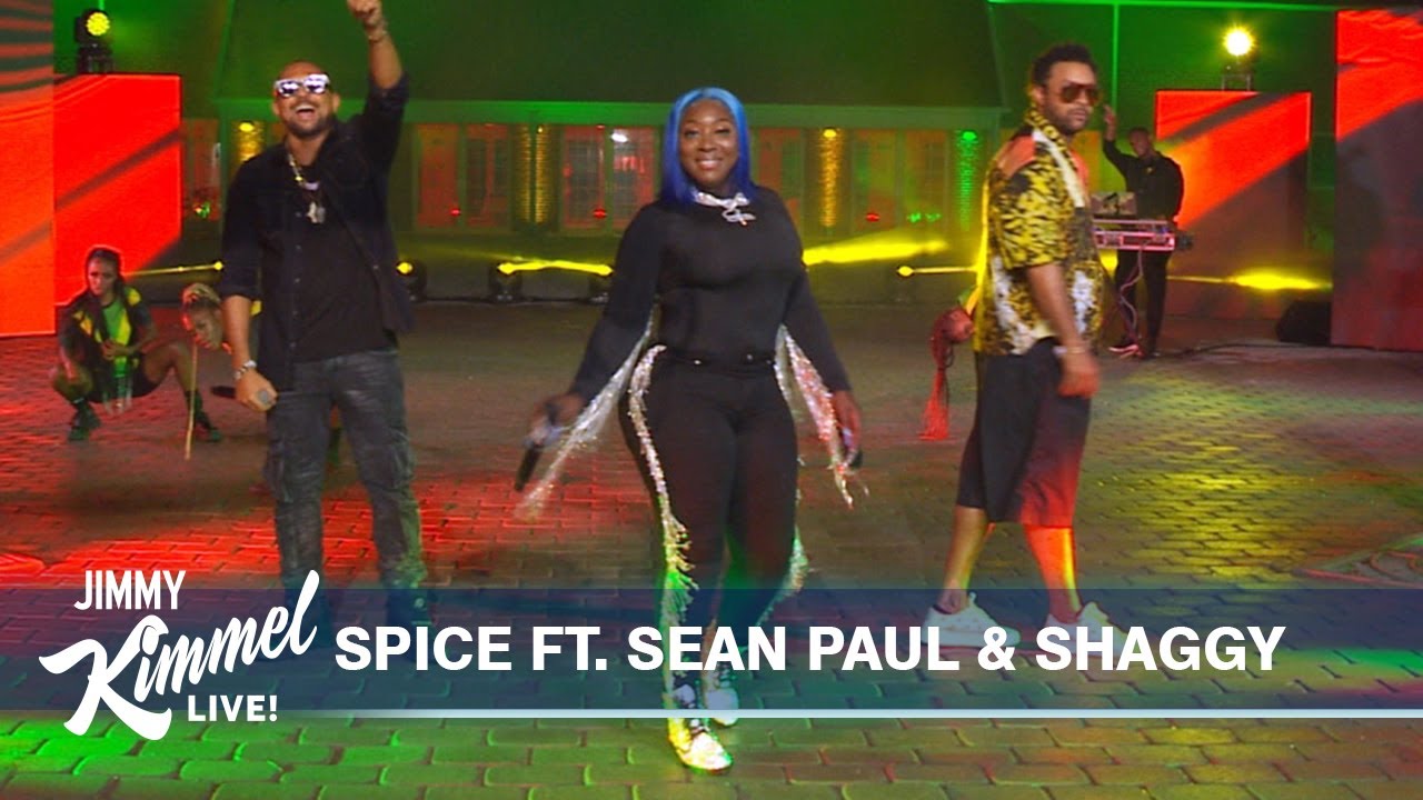 Spice feat. Sean Paul & Shaggy – Go Down Deh @ Jimmy Kimmel Live! [6/15/2021]