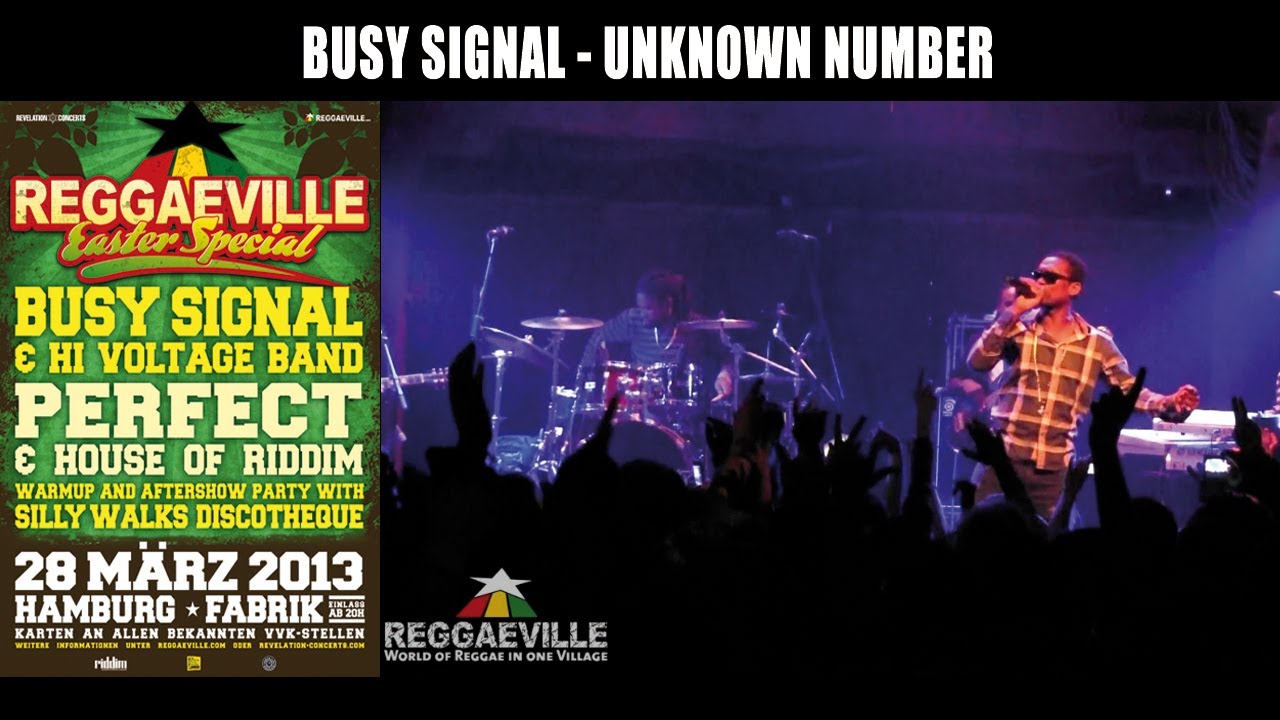 Busy Signal @ Reggaeville Easter Special in Hamburg [3/28/2013]