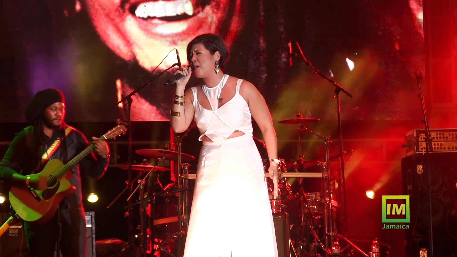 Tessanne Chin - Redemption Song in Kingston, Jamaica @ Bob Marley 70th Birthday Celebration 2015 [2/7/2015]