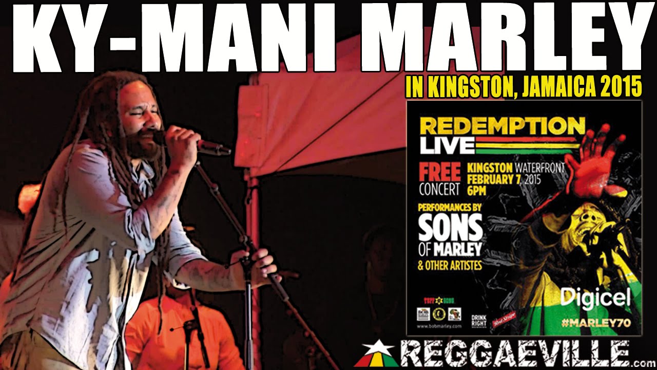 Ky-Mani Marley - Iron Lion Zion in Kingston, Jamaica @ Bob Marley 70th Birthday Celebration [2/7/2015]