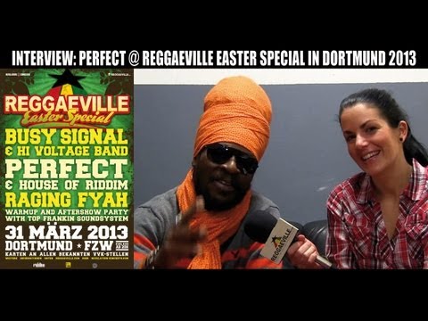 Interview with Perfect @ Reggaeville Easter Special in Dortmund [3/31/2013]
