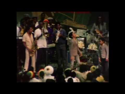 Stephen & Ziggy Marley dancing at Bob Marley's Funeral Celebration [5/21/1981]