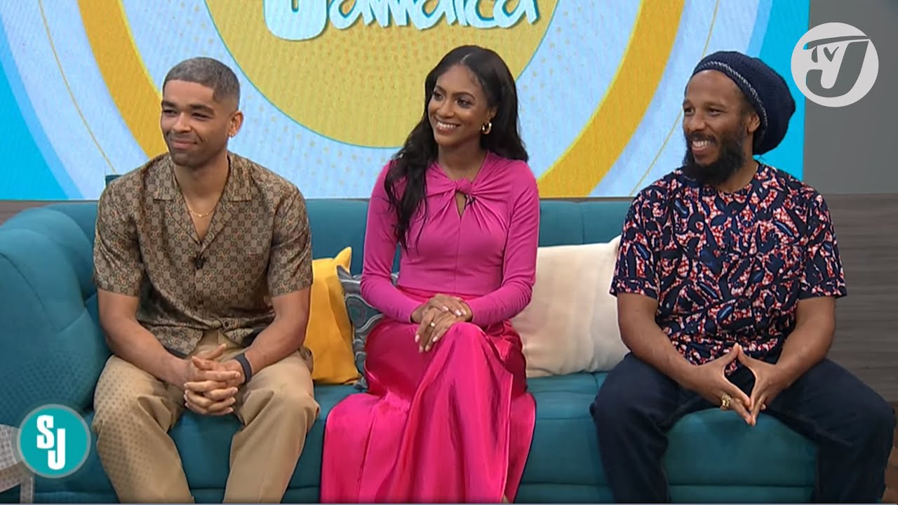 Kingsley Ben-Adir, Ziggy Marley & Naomi Cowan about the Bob Marley Biopic: One Love @ TVJ Smile Jamaica [1/24/2024]