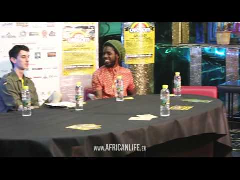 Press Conference with Chronixx @ Overjam Reggae Festival 2014 [8/13/2014]