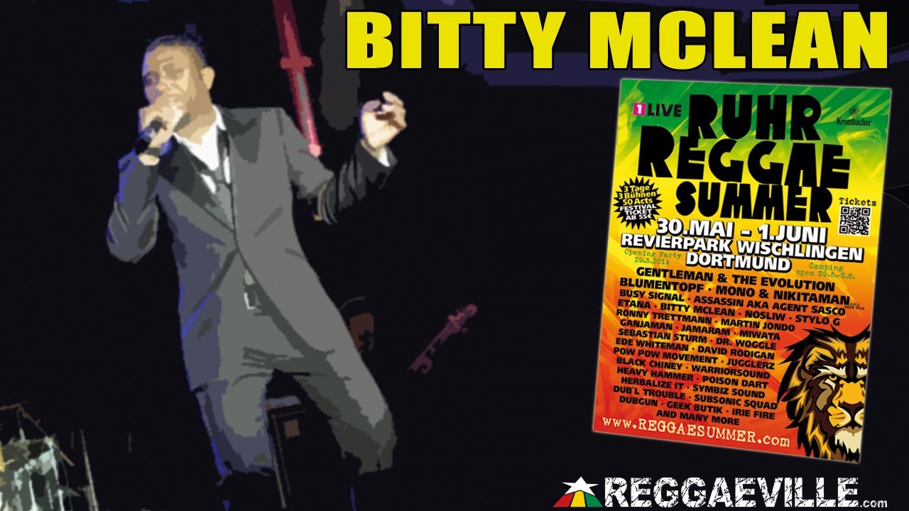 Bitty McLean - Cruising @ Ruhr Reggae Summer in Dortmund 2014 [5/31/2014]