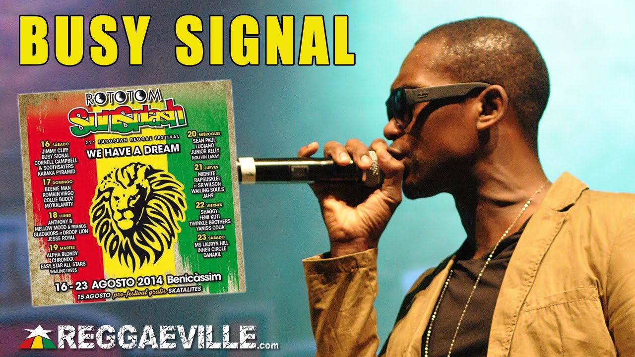 Busy Signal - Reggae Music Again @ Rototom Sunsplash 2014 [8/16/2014]