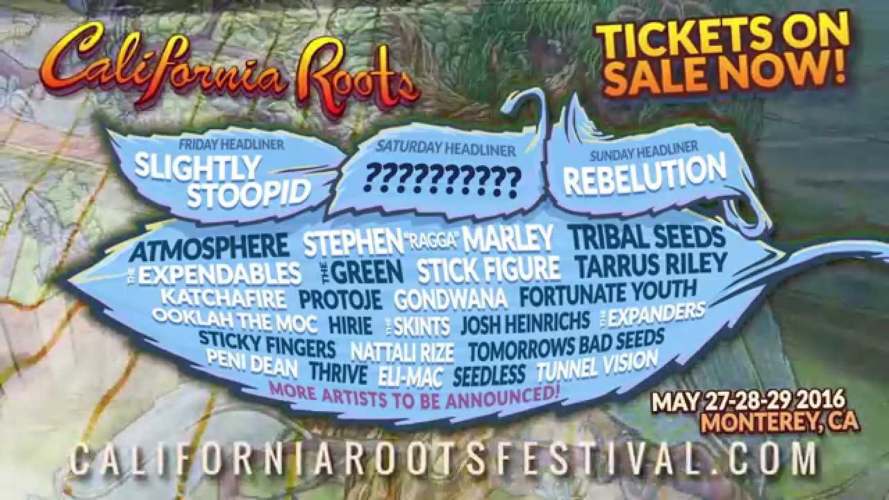 California Roots Festival 2016 - Second Artist Announcement [11/13/2015]