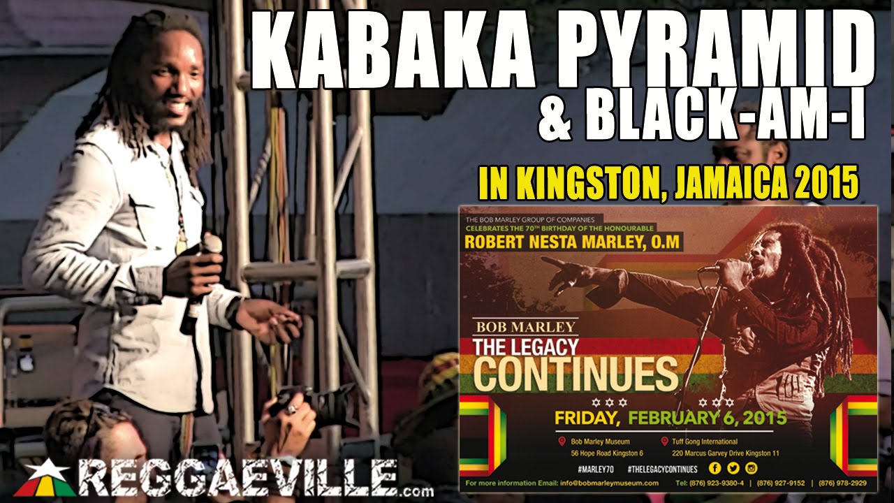 Kabaka Pyramid & Black Am I @ Bob Marley 70th Birthday Celebration in Jamaica [2/6/2015]