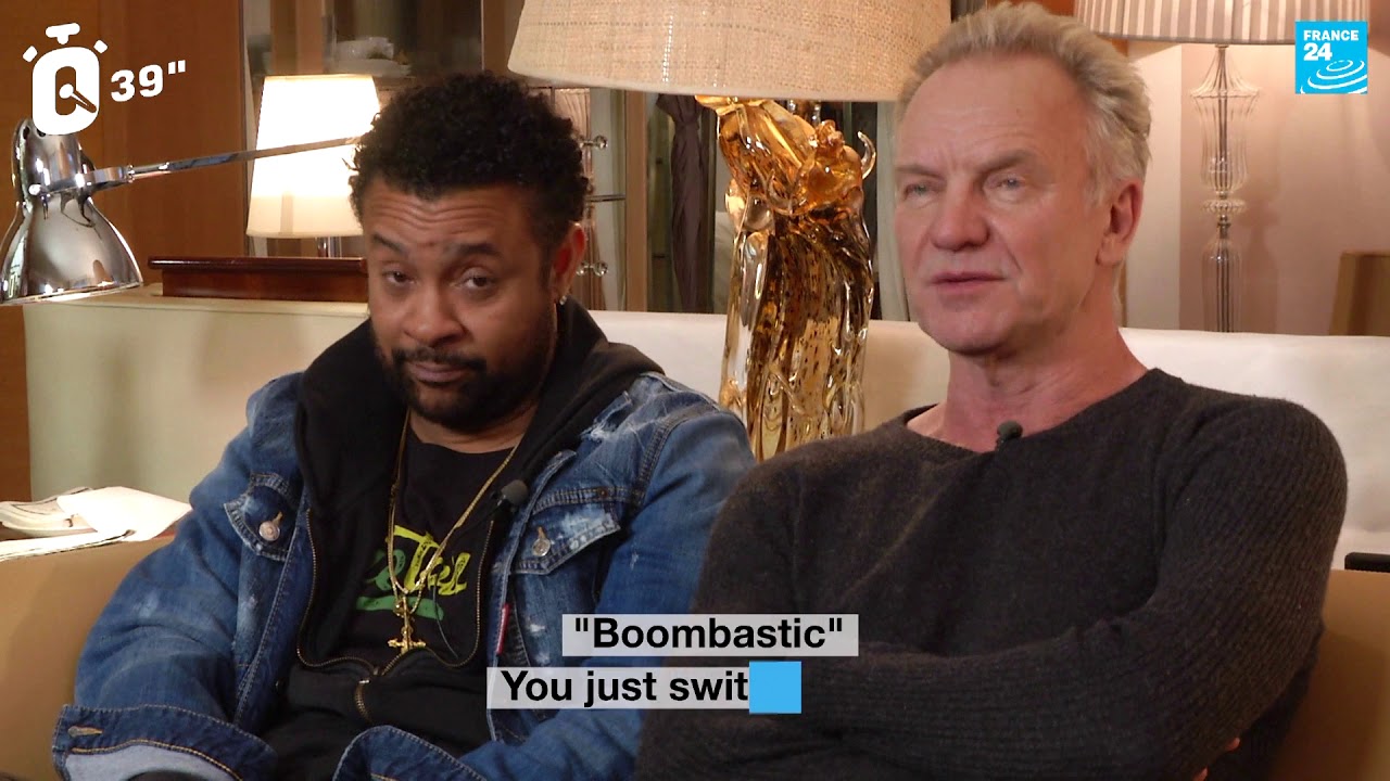 Shaggy & Sting In The Hot Seat! @ France24 [4/18/2018]