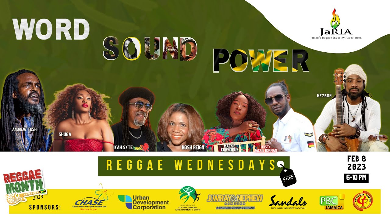 Reggae Wednesdays - Word Sound and Power (Live Stream) [2/8/2023]