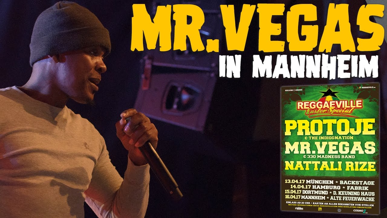 Mr. Vegas in Mannheim, Germany @ Reggaeville Easter Special 2017 [4/16/2017]