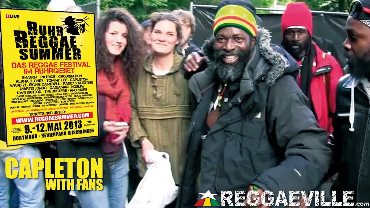 Capleton with Fans @ Ruhr Reggae Summer in Dortmund, Germany [5/12/2013]